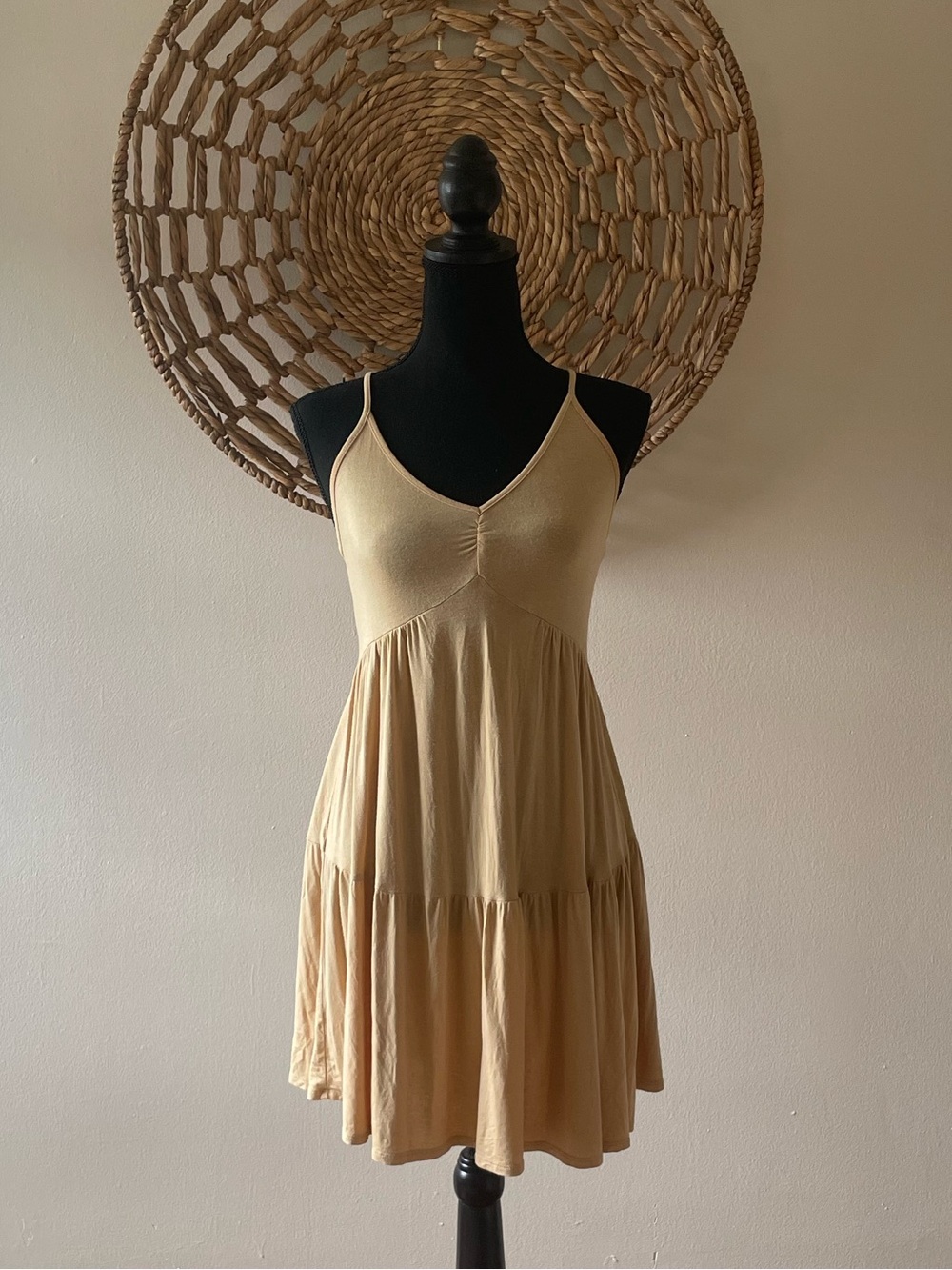 Light Yellow Spaghetti Strap Sundress